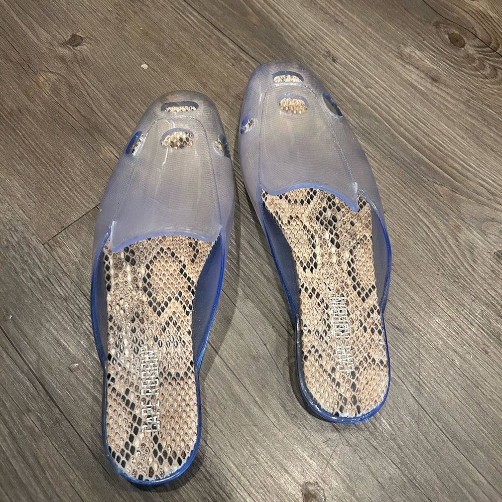 Cape robin mule snakeskin bottoms size 8